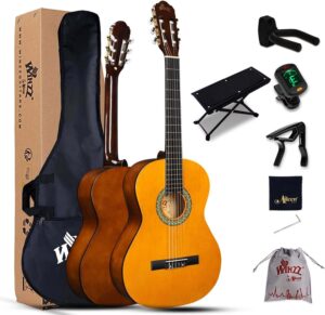 Winzz guitarra española starter kit para pricipiantes