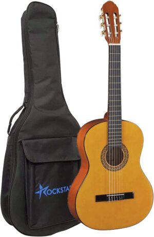 Guitarra española con funda, sin Kit completo
