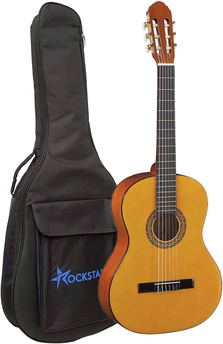 Guitarra española con funda, sin Kit completo