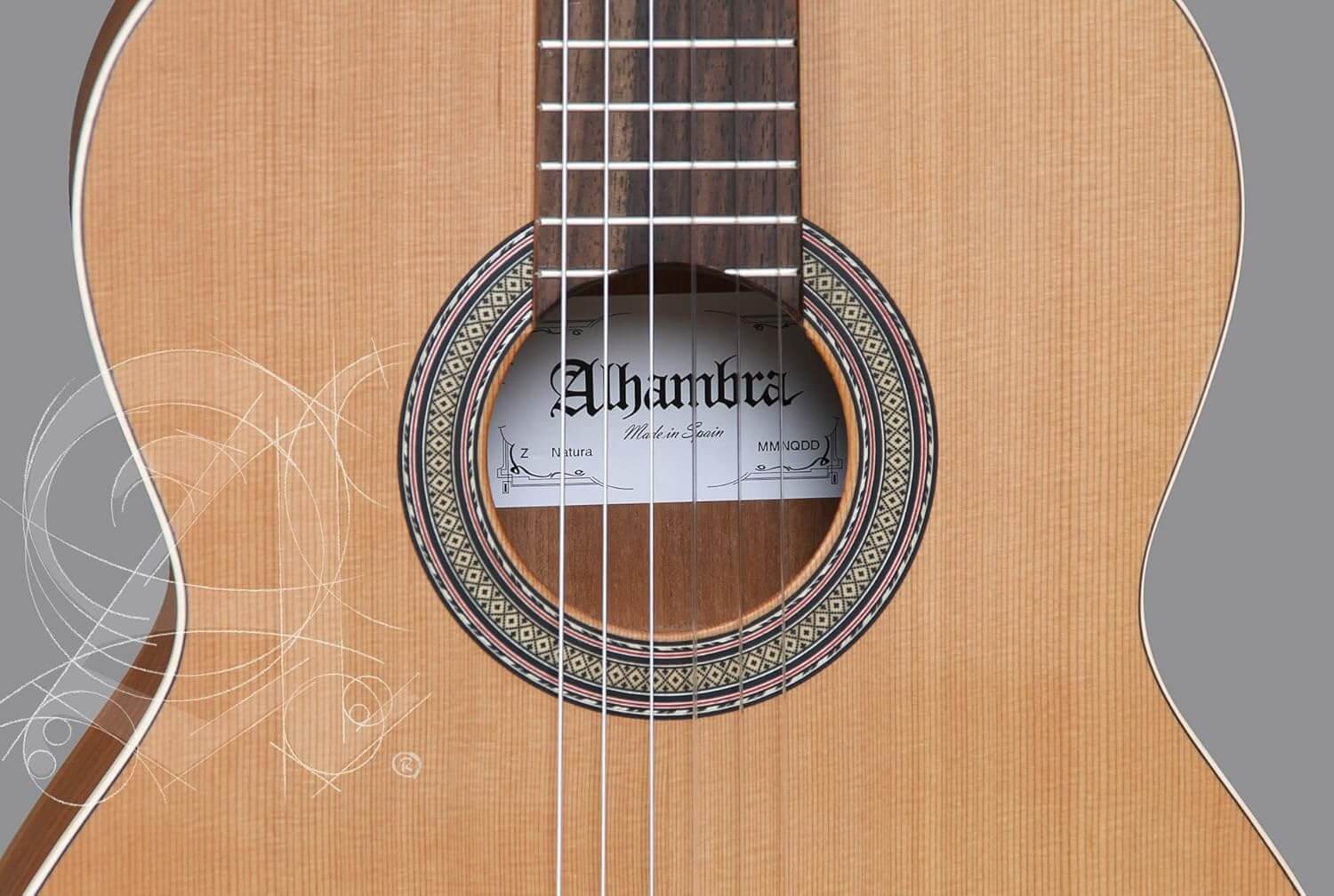 Guitarra Alhambra Z-Nature aro, clásico flamenco