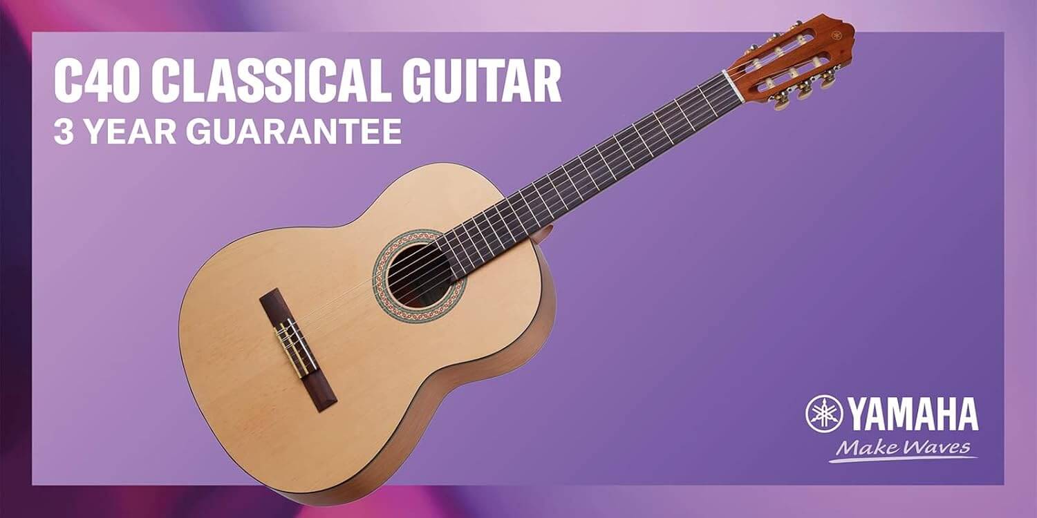 Guitarra Yamaha C40MII 3 años garantía, clásica flamenca