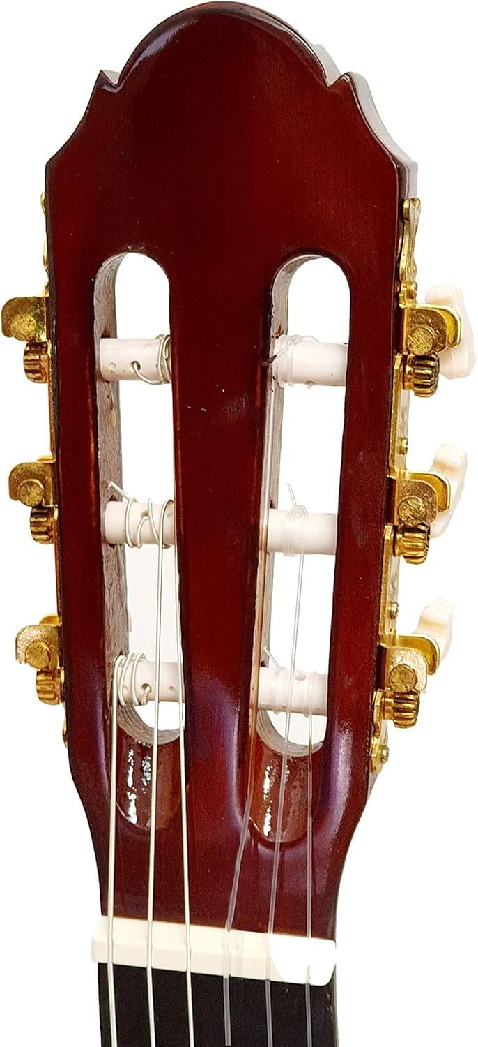 Guitarra Romanza Primera, clavijero, clásica flamenca