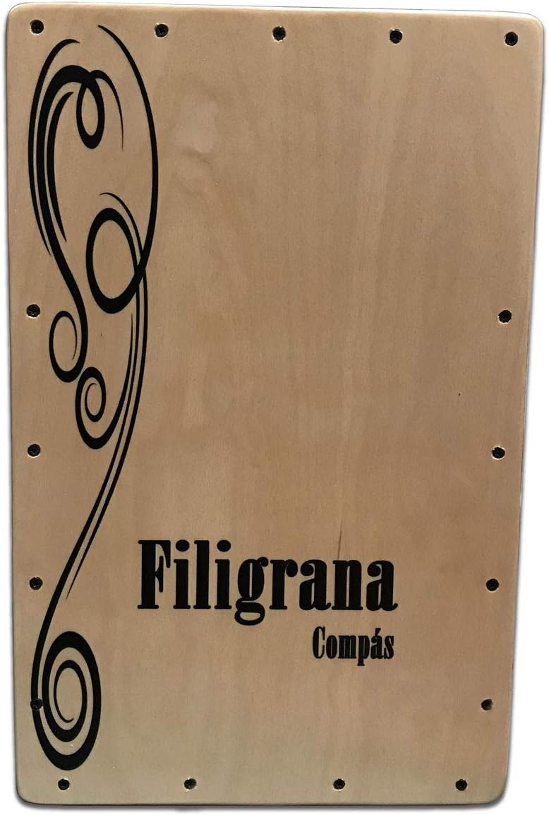 Cajón flamenco Filigrana compás frontal