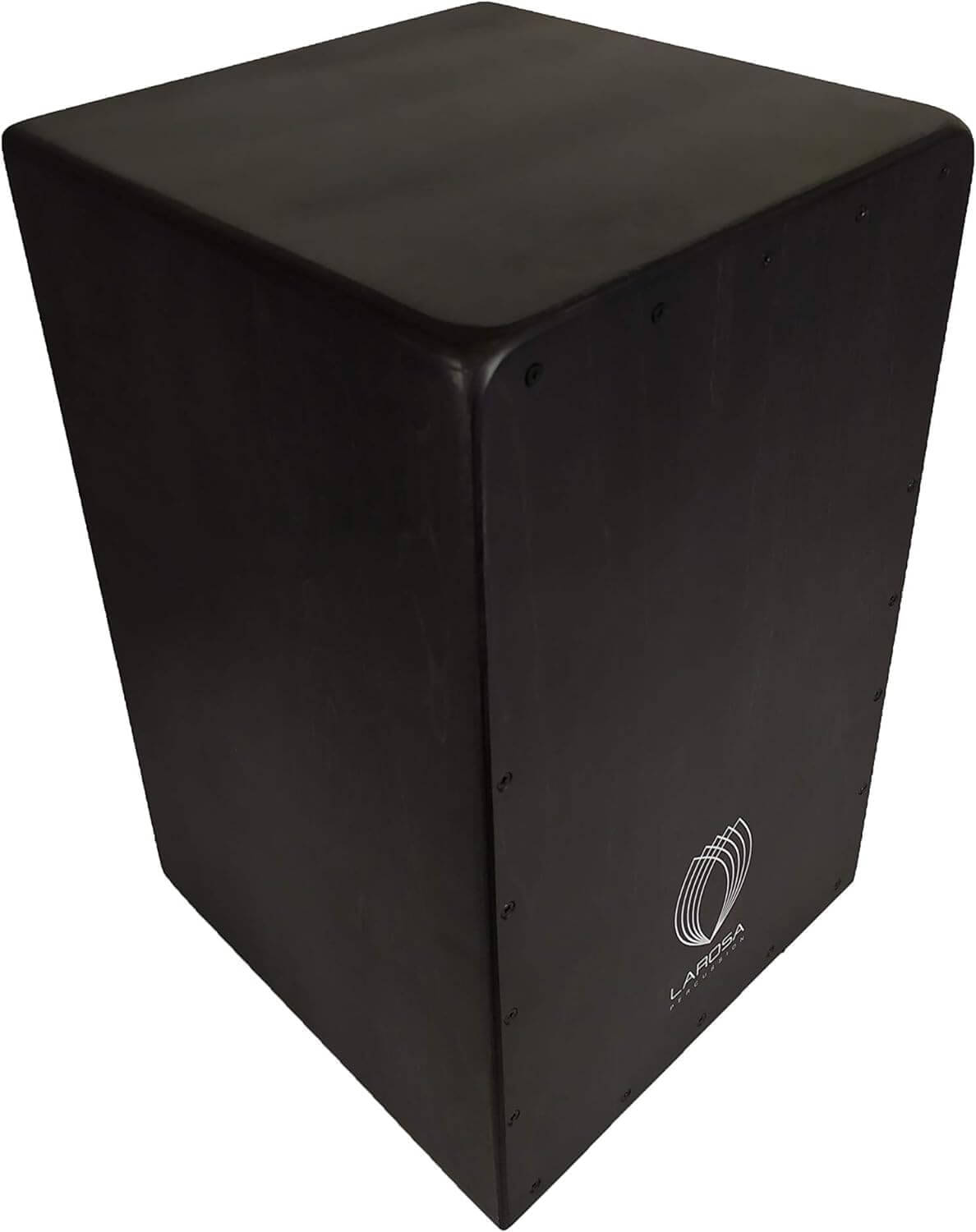 Cajón flamenco La Rosa Mod. New Blackie vista arriba diagonal