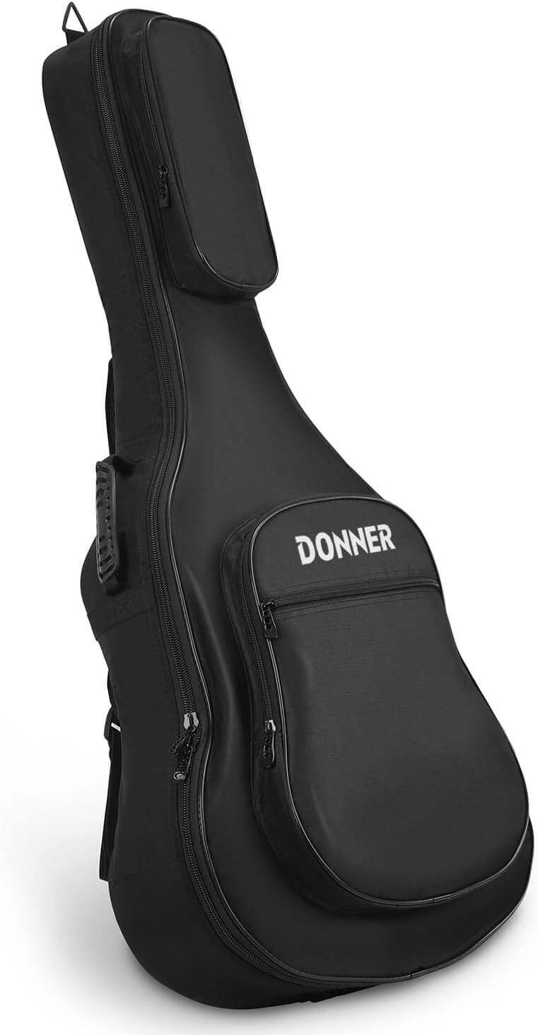 Funda acolchada, estuche rígido para guitarra flamenca y clásica