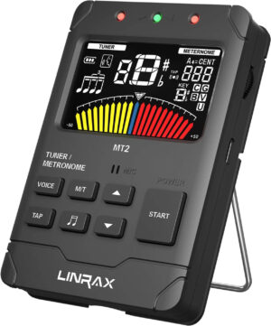 Metrónomo digital o mecánico y afinador Linrax MT2