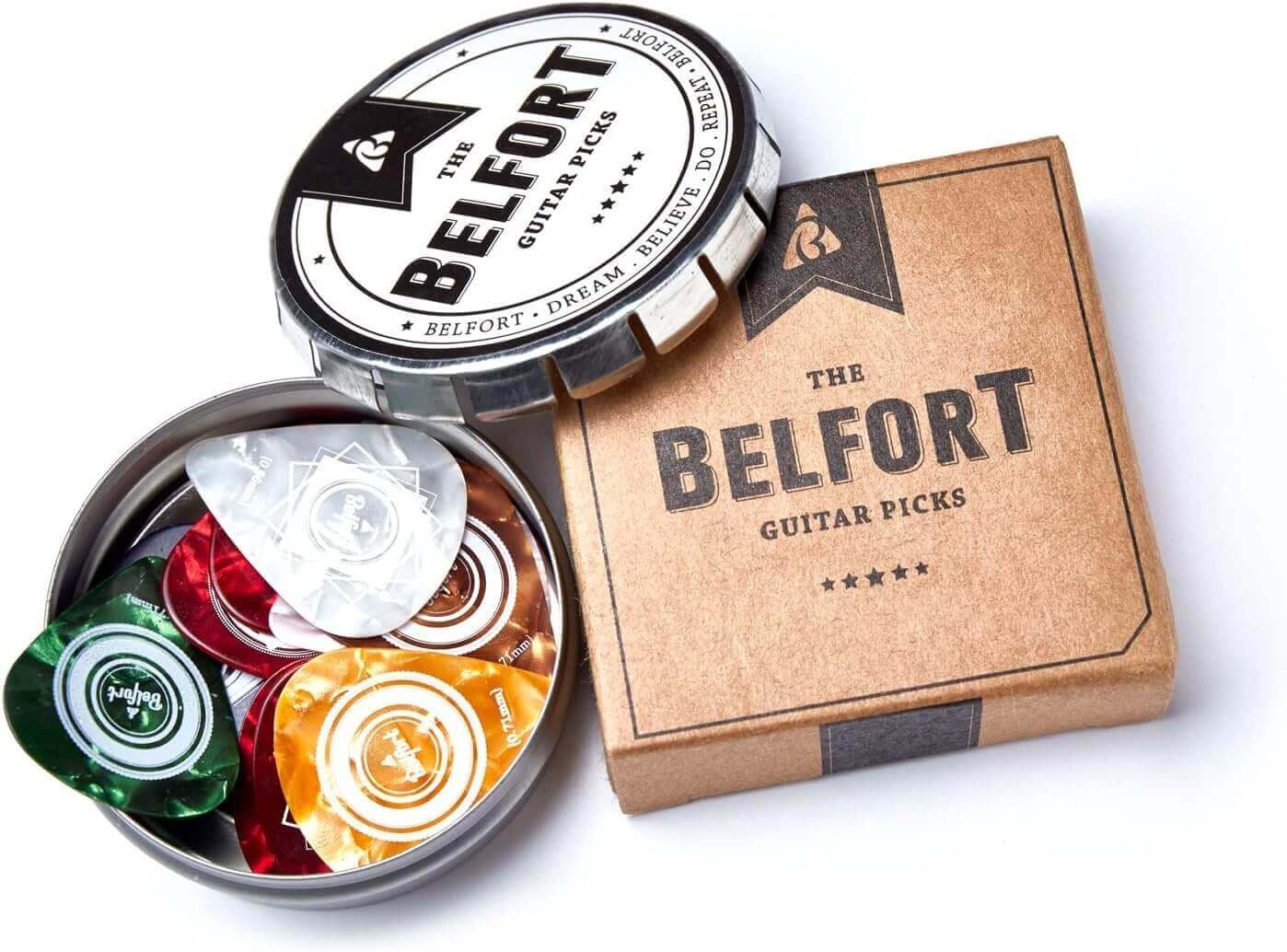 Púas Belfort para guitarras acústicas, eléctricas, clásicas, flamencas