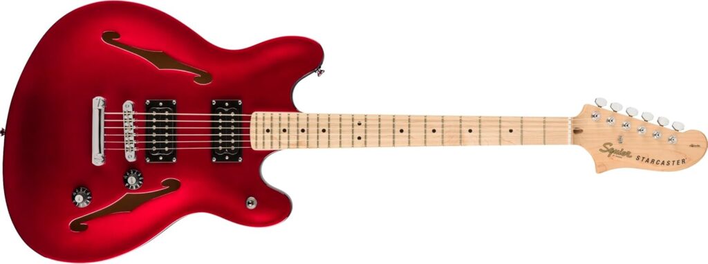 Squier by Fender Affinity Starcaster MN Candy Apple Red