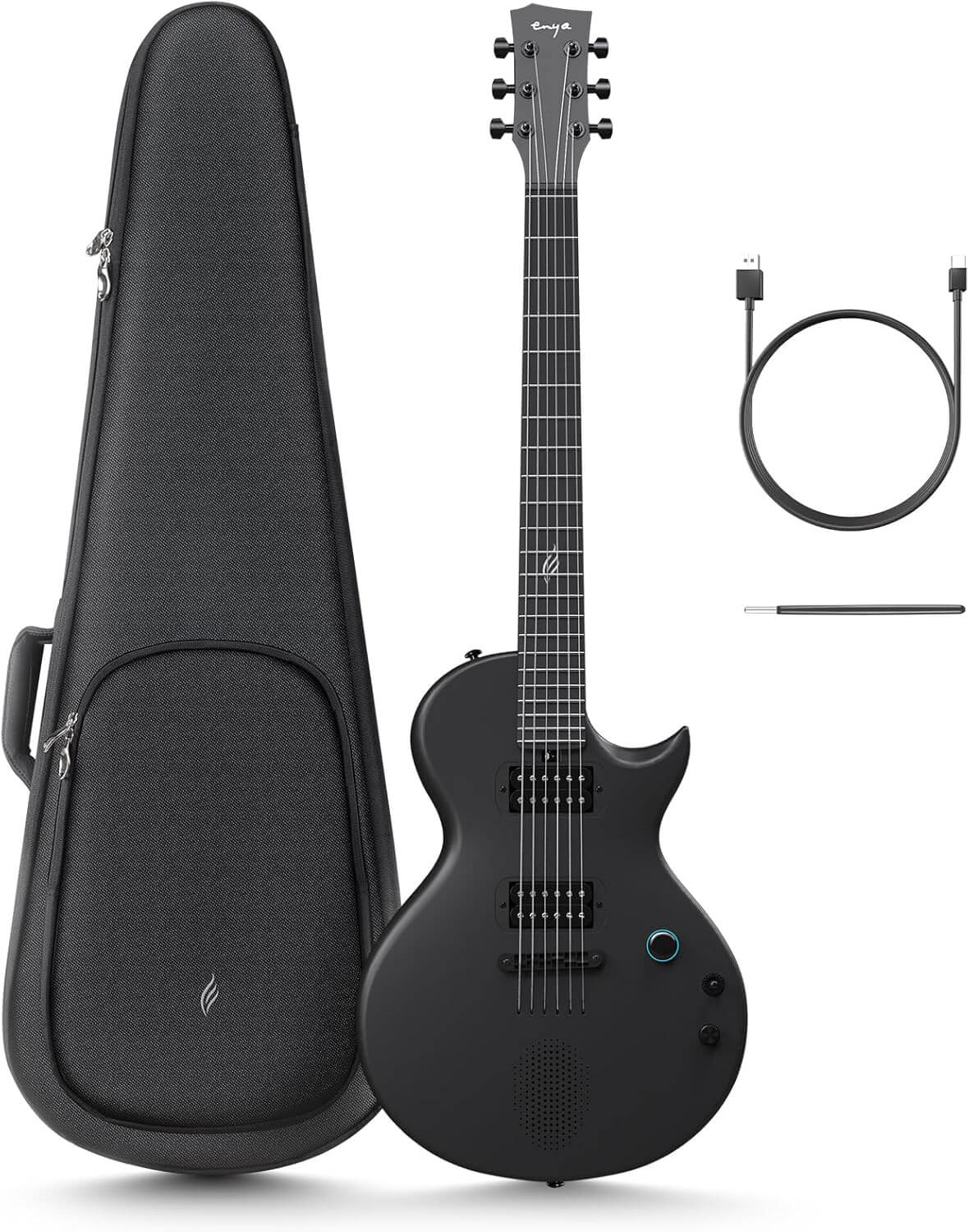 Guitarra eléctrica inteligente con amplificador incorporado Enya Nova-Go Sonic rock,blues, pop, modernos